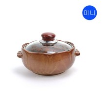 시둥마켓 +[시둥마켓]+_ 탕뚝배기 도자기내열냄비 스텐뚝배기 스테인레스냄비 스테인레스뚝배기, 황토 내열도자기 국화 양수 냄비 미니 국뚝배기