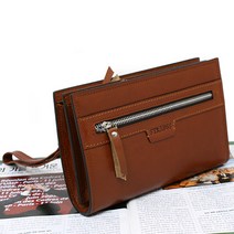 통가죽 2way 맨스백 손가방 클러치백 (2401)