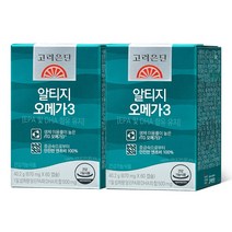 고려은단 알티지 rTG오메가3 60캡슐 X 2개 (4개월분), 알티지 오메가3 60캡슐 x 2개, 쇼핑백 X