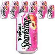 트로피카나 스파클링 복숭아, 355ml, 24개