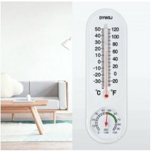 벽걸이 아날로그 온도계 습도계 온습도계 DD-10409, 단품