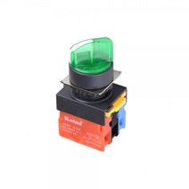 셀렉터 스위치 램프 AC 2A0B 3단 230V 22mm NS22-S3-L3A2A0B, 그린 [NS22-S3-L12DG2A0B]