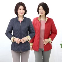 엄마옷 모슬린 3온스패딩경량점퍼 JP210201마담 미시옷 50대 중년여성의류 60대 엄마옷 빅사이즈 할머니옷 여성옷