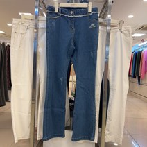 크로커다일레이디 부평점 샤트렌 늘씬 다리를 가지고 싶다면~ 야자수 그림과 허리 포인트 부츠컷 데님 팬츠