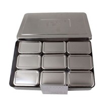 보존식 용기 9P 사각 급식 보관통 영양사 보관용기