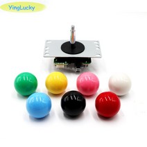 자동차 레이싱 조이스틱 아케이드 조이스틱 복사 sanwa 조이스틱 5pin 4way 스틱 pc 비디오 게임 기계 MAME 아케이드 기계, [01] DIY colors