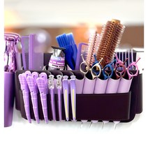 츄레이거치대 가위정리대 멀티박스 미용도구정리 16컬러, 민트/그레이