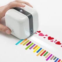 [휴대용프린터] 파인큐브 핸드 라벨 프린터 C310BT (잉크+가이드레일+라벨스티커) 증정 잉크젯 미니 소형 라벨프린터