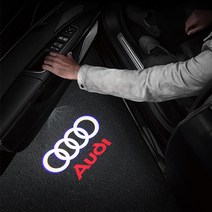 아우디 A7 4k 무결점 유리가공 LED 도어라이트 1ps 4G8, 기본 타입