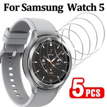 프롬프트 프롬포터 samsung galaxy watch 5 용 5pcs 강화 유리 40mm 44mm 스마트 시계 galaxy watch 5 액세서리 용 9h 경도 화면 JX, 시계5 44mm, 5개
