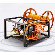 권취기 농업용 호스릴 자동 감는 기계 농약줄 권치기, 원격 제어 파이프 수집 및 배출 파이프