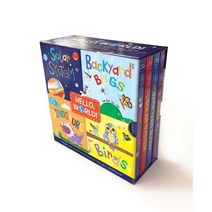 Hello World! Boxed Set:Solar System; Dinosaurs; Backyard Birds; Bugs, Doubleday Books