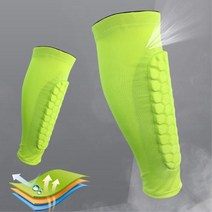 벌집형 통기성 정강이보호대 1P 부상방지 신가드 축구교실 유소년 안전용품, 레드/L