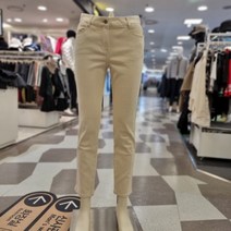 올포유 여성 피치기모 세미스키니 데님바지