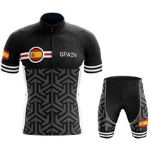 축구국가대표유니폼 국대유니폼 국대트레이닝복 남성 사이클링 자켓 저지 의류 여성 여름 Maillot 남자 스페인 국기 자전거 저지 Mtb Tricuta 유니폼 반바지 2023