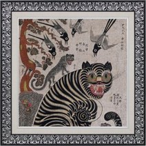 이루나다 보석십자수액자 or 명화 유화 그림 사진액자 중형 거실액자, ER-557L 골드