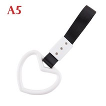 자동차견인고리 하트견인고리 견인로프 줄 후크 악세사리 스트랩 인테리어 차량용 새로운 1pc 기차 버스 핸들 핸드 드리프트 매력 드리프트 액세서리 스타일링 전면, 에이5