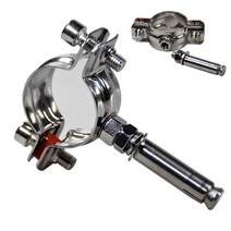 파이프 고정 조인트 스테인레스 스틸 너트 후프 확장 나사 라운드 호스 클램프 서스펜션, 48-51