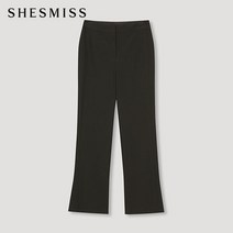 SHESMISS_02 [쉬즈미스] 컷팅 슬릿 부츠컷 팬츠_SWWSLM32040_DK