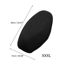 오토바이 쿨 시트 커버 더블 레이어 미끄럼 방지 메쉬 절연 쿠션 패드 3d 미끄럼 방지 스쿠터 쿨 시트 커버 새로운 도착, XXXL, XXXL