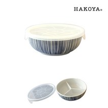 미노야끼 하코야 도자기 3절 찬통/전자렌지용, 세세라기(세류)_대