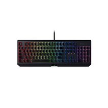 Razer 레이저 블랙 위도우 메카니컬 게이밍 키보드: 그린 메카니컬 스위치 택타일 앤 클릭키 크로마 RGB 라이팅 안티 고스팅 프로그래밍 가능 매크로 기능