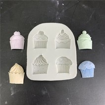 하이볼얼음 얼음틀 얼음트레이 아이스크림 콘 초콜릿 퐁당 실리콘 몰드 어린이 아기 생일 DIY 케이크 장식 도구 캔디 폴리머 클레이, [04] Style 4