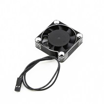 40mm 냉각 팬 회전 16000 RPM 5-8.45V 1/10 1/8 1/12 RC 자동차 브러시리스 모터 RC 자동차 액세서리, 하나, 은