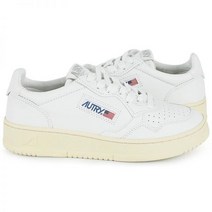 AUTRY 23 FW 오트리 여성 메달리스트 고트 레더 로우탑올화이트 AULW GG04