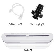진공기기 가정용 공업용 식품 진공실러 223, 협력사, 흰색 2개, 110v-us