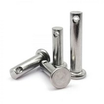 1/10pcs M3 M4 M5 M6 M8 M10 M12 304 A2 스테인레스 스틸 플랫 헤드 베어링 원통형 위치 지정 삽입 구멍 축, 5pcs M6_45mm