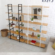 오너클랜 [가쯔] 로이드 6단 와이드 철재책장 1000, 화이트