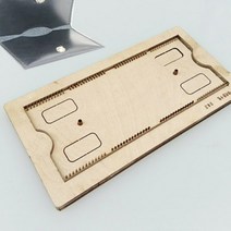 카드지갑 명함지갑 칼 판 금형 246x105mm, 고급 날