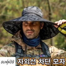 큰챙 정글모자 작업 낚시모자 농사 남성 넓은챙 햇빛차단 자외선차단 밀리터리 카모 군용 빅사이즈 사파리모자 농모 등산모, 진그레이