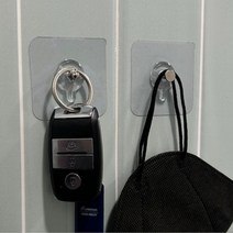 무타공 액자걸이 시계 마스크 열쇠 못없이액자걸기 후크
