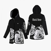 [스킨스쿠버 SKINSCUBA] 풀컬러 네오프렌방풍자켓_ 블랙로즈 네오프렌 자켓, 여