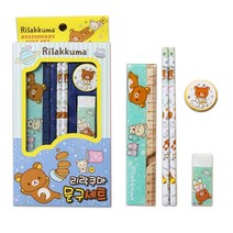 리락쿠마 지우개연필 세트 초등학생 선물 학용품 세트