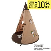 로고스 스누피 원터치 티피 텐트 SNOOPY, 단일 옵션