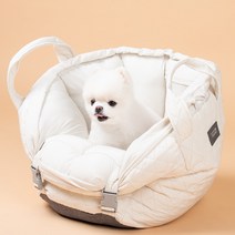 초코펫하우스 내곁에 강아지 카시트 더블, 아이보리