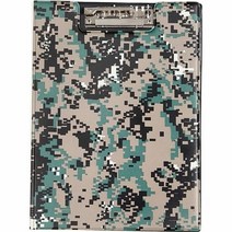 문화산업 디지털무늬 군용 리포트 화일 A4 클립보드 결제판 서류, 단품