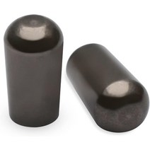 월드몰/ MAXCHEER 2피스 M3.5 황동 LP 기타 3방향 토글 스위치 팁 픽업 손잡이 Epiphone Les Paul용 (골드), 블랙.