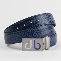 (정품)드루 골프 druh 크로커다일 블루 벨트 & 화이트/블루 투톤 인필 버클