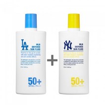 [MLB코스메틱]디펜스 선 플루이드 50ml 2set(LA/NY), LA 50ml+LA 50ml