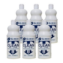 티크린 화장실세제 요석 녹물 악취제거 타일 줄눈 강력세정제 1000ml 코머스켐, 6개, 1L