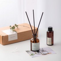 센트테이블 천연 아로마 편백 히노끼 디퓨저 선물세트(메시지카드증정), 편백나무숲 120ml