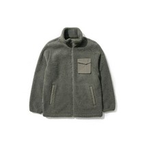 [국내매장판] 스노우피크 snowpeak 스탠드넥 스노우플리스 카키 시그니처 플리스 자켓 감성패션 캠핑패션 S21WURKT61KH