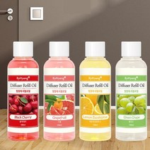 HJ 더허브샵 바이향 디퓨져 리필오일 100ml, 청포도