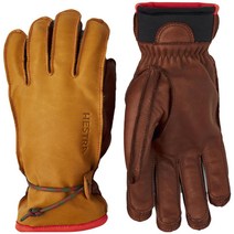 헤스트라 와카야마 가죽 스키 장갑 브라운 7