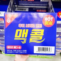 맥콜 210ml X 30캔, 단품, 단품