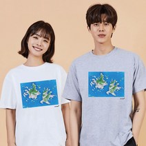 키밍 독도는 우리땅 화이트후드티 시밀러룩 남자흰티